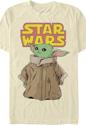 Retro Animated The Child The Mandalorian Star Wars T-Shirt