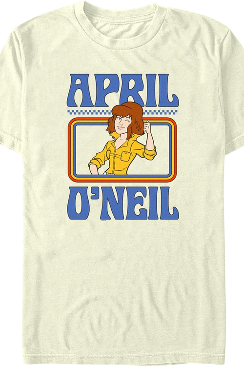 Retro April O'Neil Teenage Mutant Ninja Turtles T-Shirtmain product image