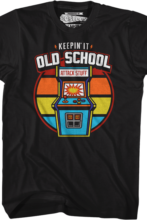 Retro Arcade Game Keepin' It Old School T-Shirtmain product image