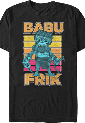 Retro Babu Frik Rise Of Skywalker Star Wars T-Shirt