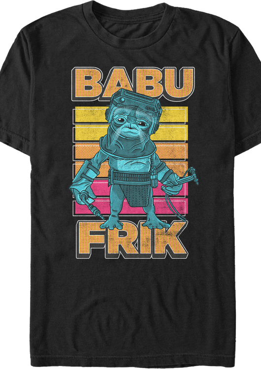Retro Babu Frik Rise Of Skywalker Star Wars T-Shirt - main product image