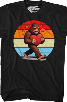 Retro Bigfoot Love T-Shirt
