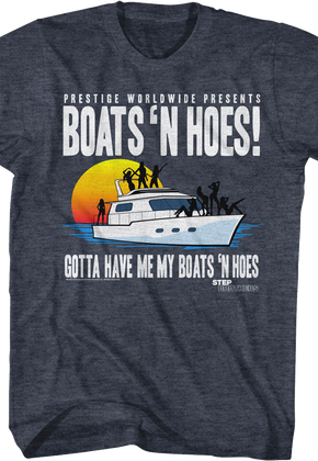 Retro Boats 'N Hoes Step Brothers T-Shirt