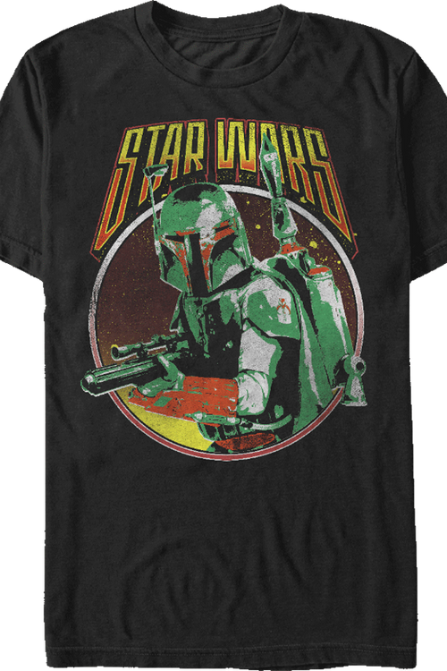 Retro Boba Fett Star Wars T-Shirtmain product image