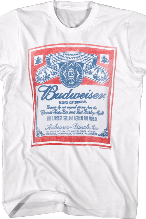 Retro Budweiser T-Shirt - main product image