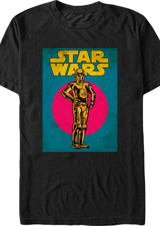Retro C-3PO Star Wars T-Shirt - main product image