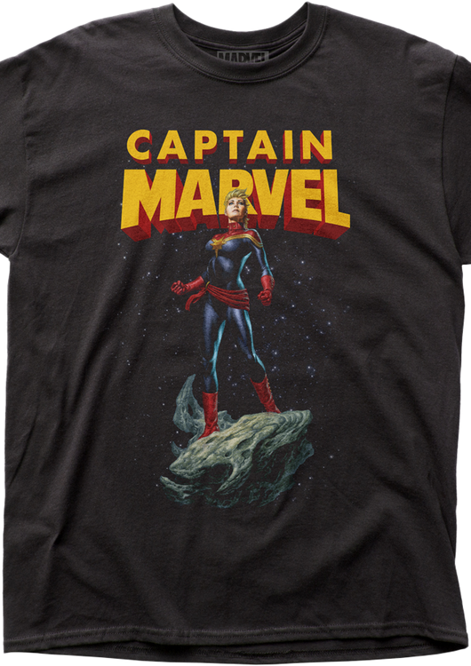 Retro Captain Marvel T-Shirt - main product image