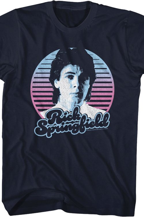 Retro Circle Rick Springfield T-Shirtmain product image