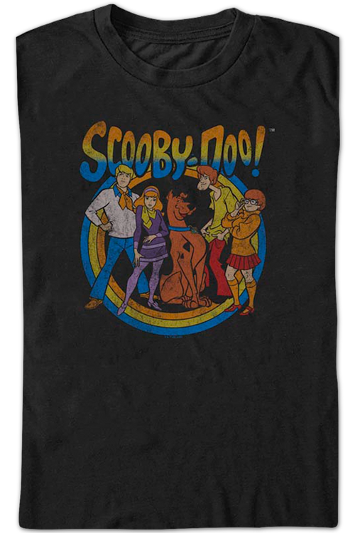 Retro Circle Scooby-Doo T-Shirtmain product image