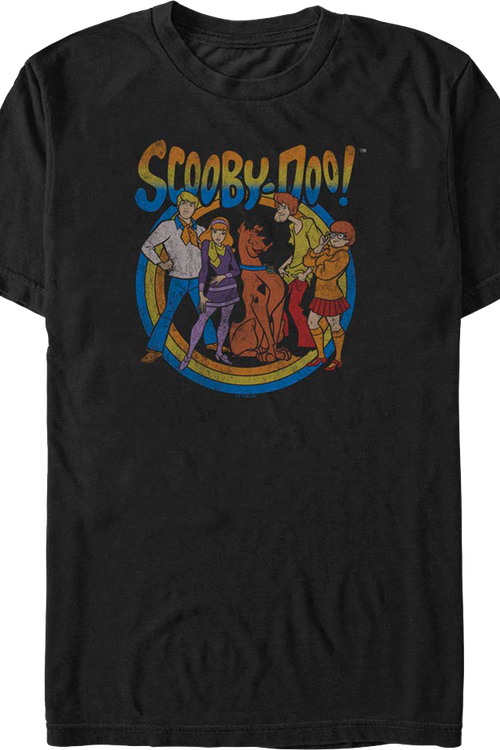 Retro Circle Scooby-Doo T-Shirtmain product image