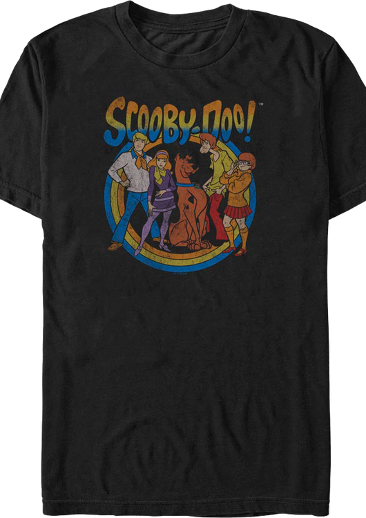 Retro Circle Scooby-Doo T-Shirt - main product image