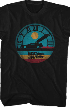 Retro Clock Back To The Future T-Shirt