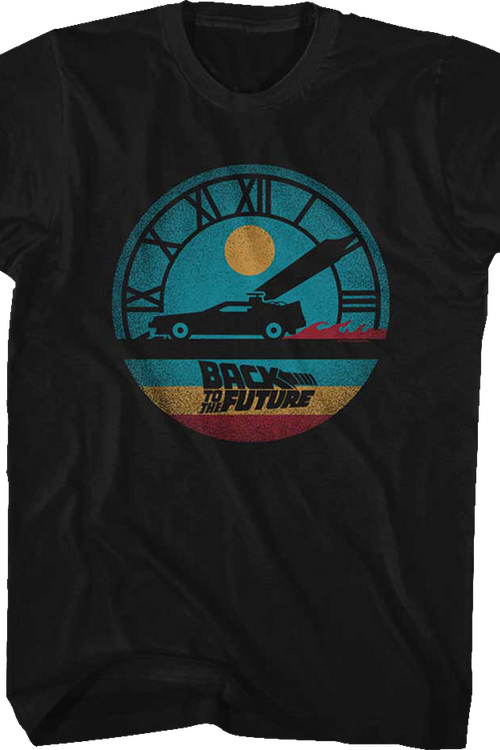 Retro Clock Back To The Future T-Shirtmain product image