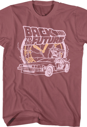 Retro Clock Collage Back To The Future T-Shirt
