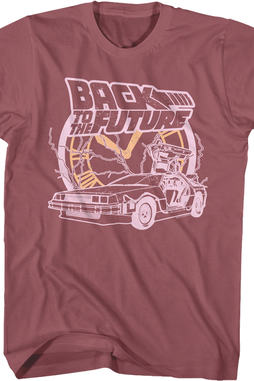 Retro Clock Collage Back To The Future T-Shirtmain product image
