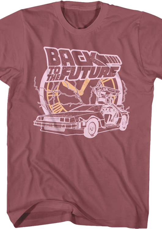 Retro Clock Collage Back To The Future T-Shirt - main product image