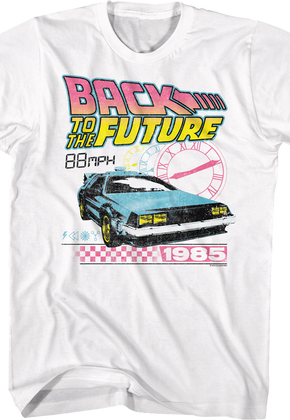 Retro Clocks Back To The Future T-Shirt