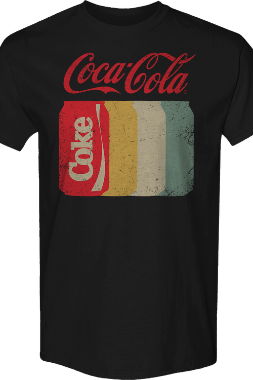 Retro Coke Can Reverberation Coca-Cola T-Shirtmain product image