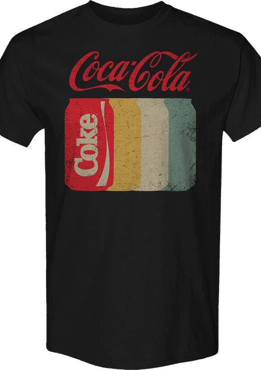 Retro Coke Can Reverberation Coca-Cola T-Shirt - main product image