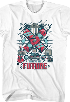 Retro Collage Back To The Future T-Shirt