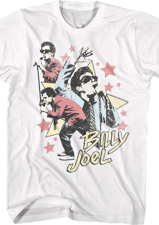 Retro Collage Billy Joel T-Shirt - main product image