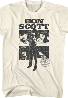 Retro Collage Bon Scott T-Shirt