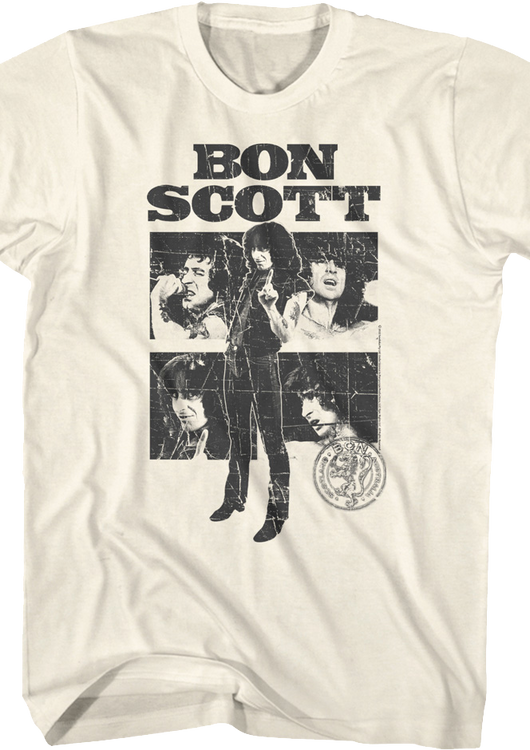 Retro Collage Bon Scott T-Shirt - main product image