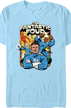 Retro Collage Fantastic Four T-Shirt