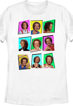 Womens Retro Collage Richard Simmons Shirt