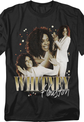 Retro Collage Whitney Houston T-Shirt