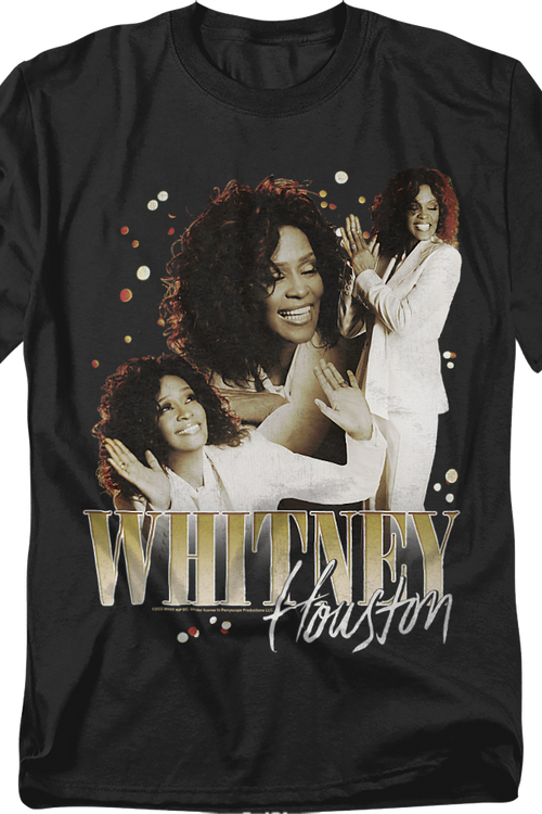 Retro Collage Whitney Houston T-Shirtmain product image