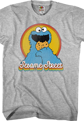 Retro Cookie Monster Sesame Street T-Shirt