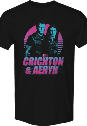 Retro Crichton & Aeryn Farscape T-Shirt