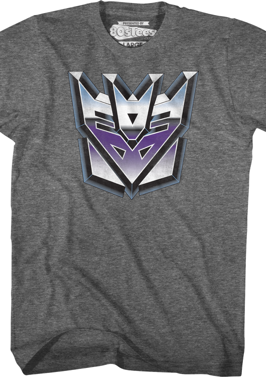 Retro Decepticon Logo Transformers T-Shirt - main product image