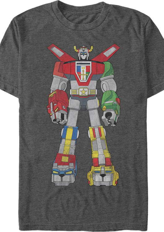 Retro Defender of the Universe Voltron T-Shirt - main product image