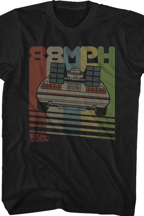 Retro DeLorean Back To The Future T-Shirtmain product image