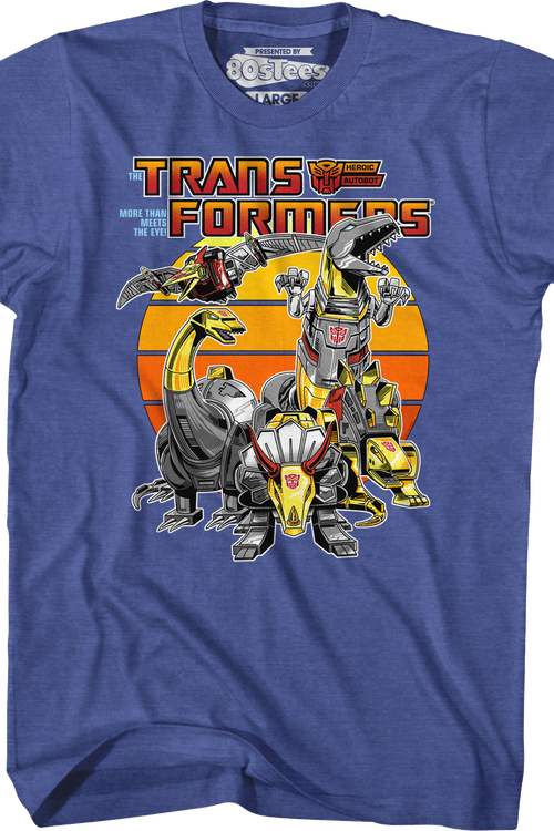 Retro Dinobots Transformers T-Shirt - main product image
