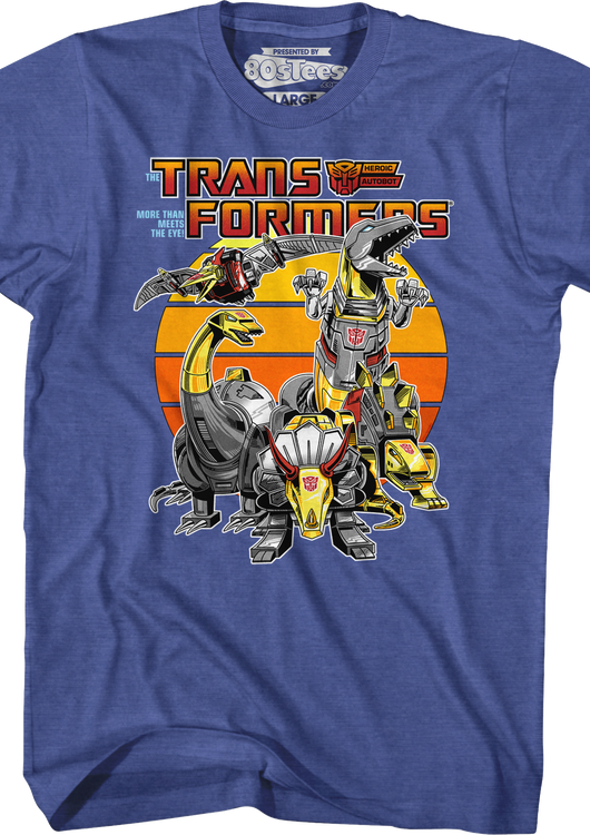 Retro Dinobots Transformers T-Shirt - main product image