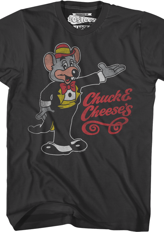 Retro Distressed Chuck E. Cheese T-Shirt - main product image
