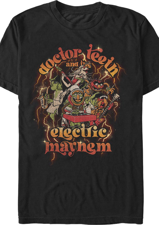 Retro Doctor Teeth And The Electric Mayhem Muppets T-Shirt - main product image
