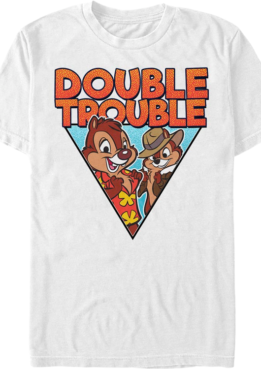 Retro Double Trouble Chip 'n Dale Rescue Rangers T-Shirt - main product image