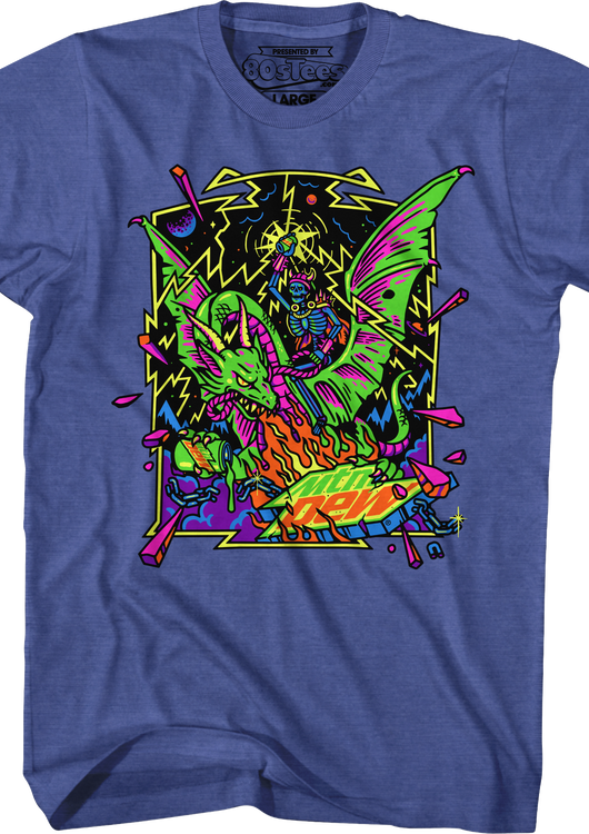Retro Dragon Mountain Dew T-Shirt - main product image