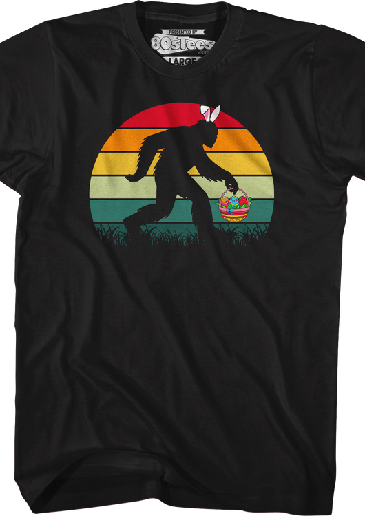 Retro Easter Bigfoot T-Shirt - main product image