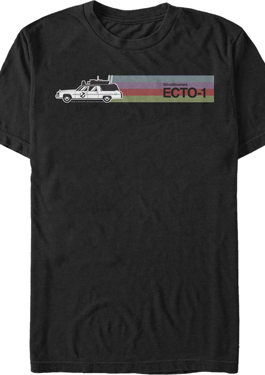 Retro Ecto-1 Ghostbusters T-Shirt - main product image
