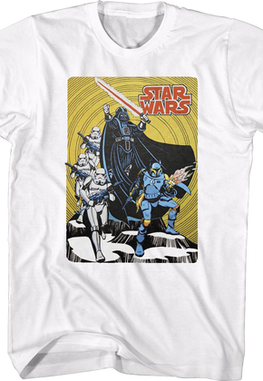 Retro Galactic Empire Comic Book Star Wars T-Shirt