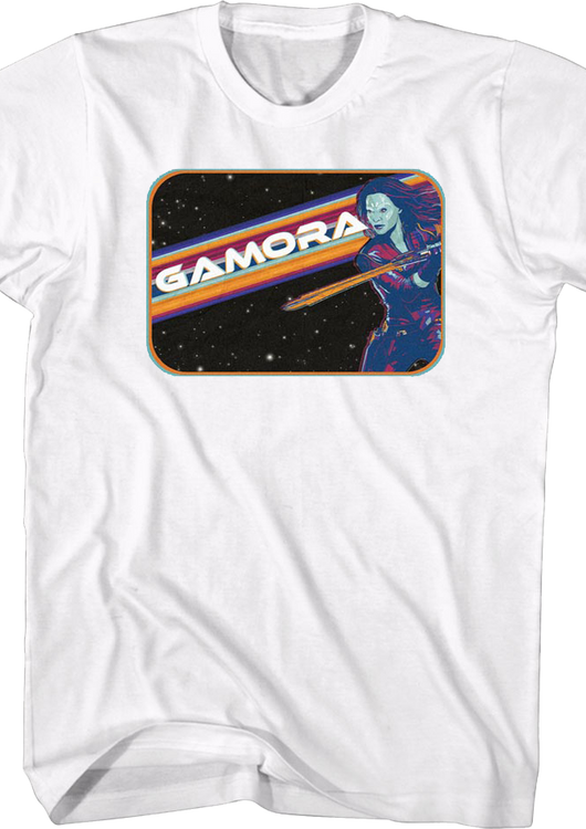 Retro Gamora Guardians Of The Galaxy Vol. 3 T-Shirt - main product image