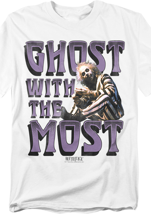 Retro Ghost With The Most Beetlejuice T-Shirt - main product image