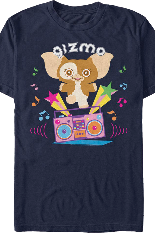 Retro Gizmo Stereo Gremlins T-Shirtmain product image