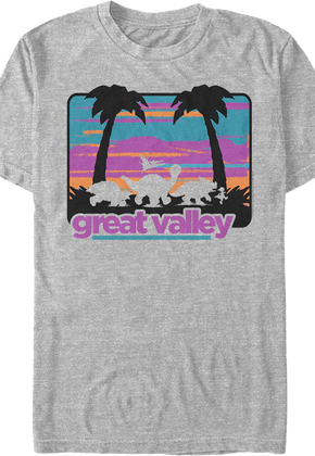 Retro Great Valley Silhouettes Land Before Time T-Shirt