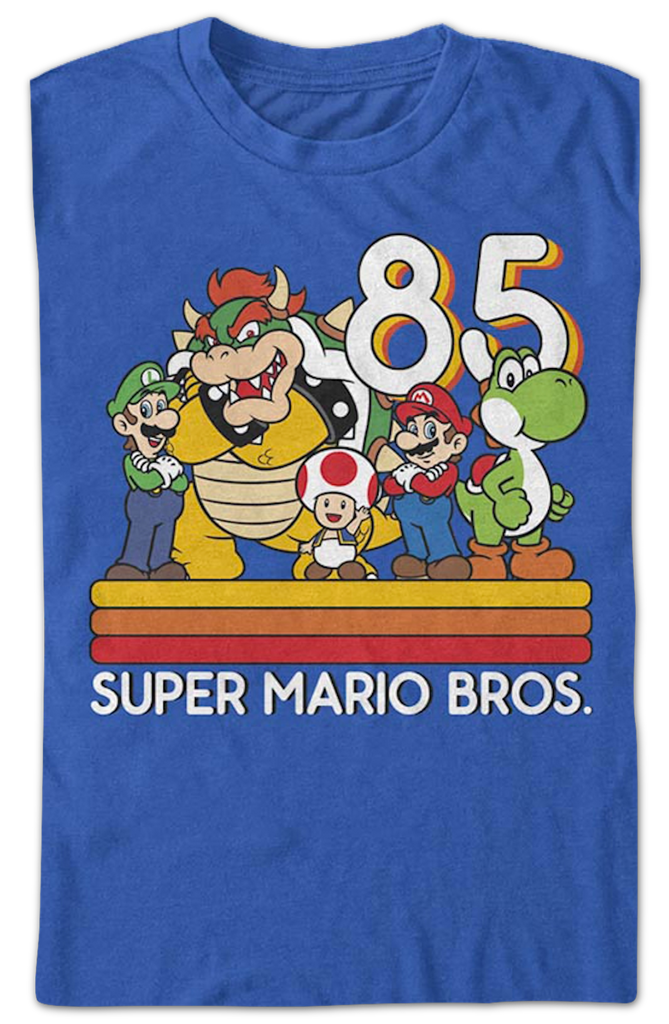 Retro Group Photo Super Mario Bros. T-Shirt